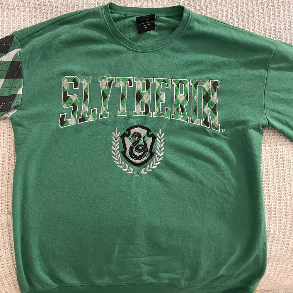 Harry Potter Brand-Green Slytherin Sweatshirt